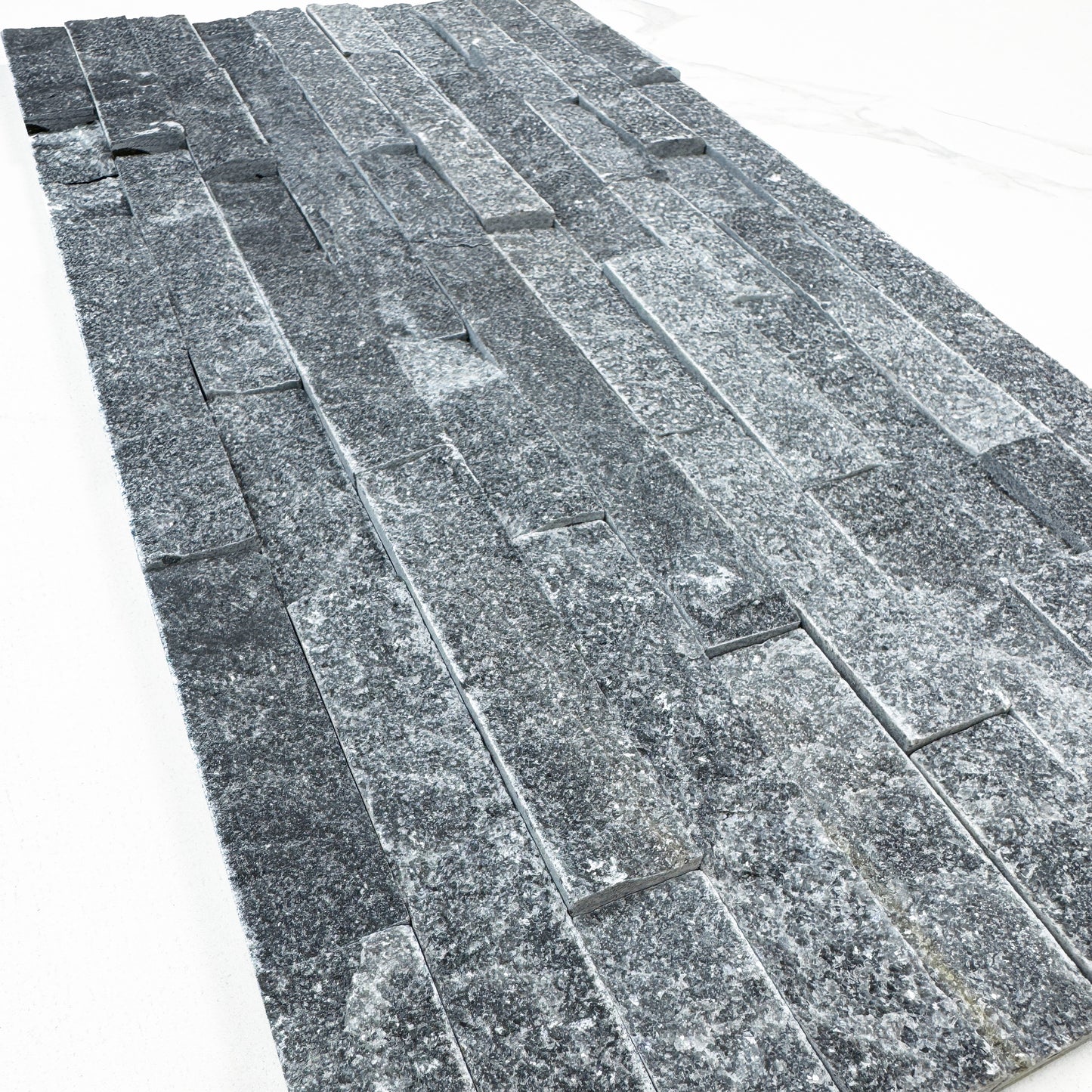 Starlit Quartz  Black Split Marble Wall Cladding