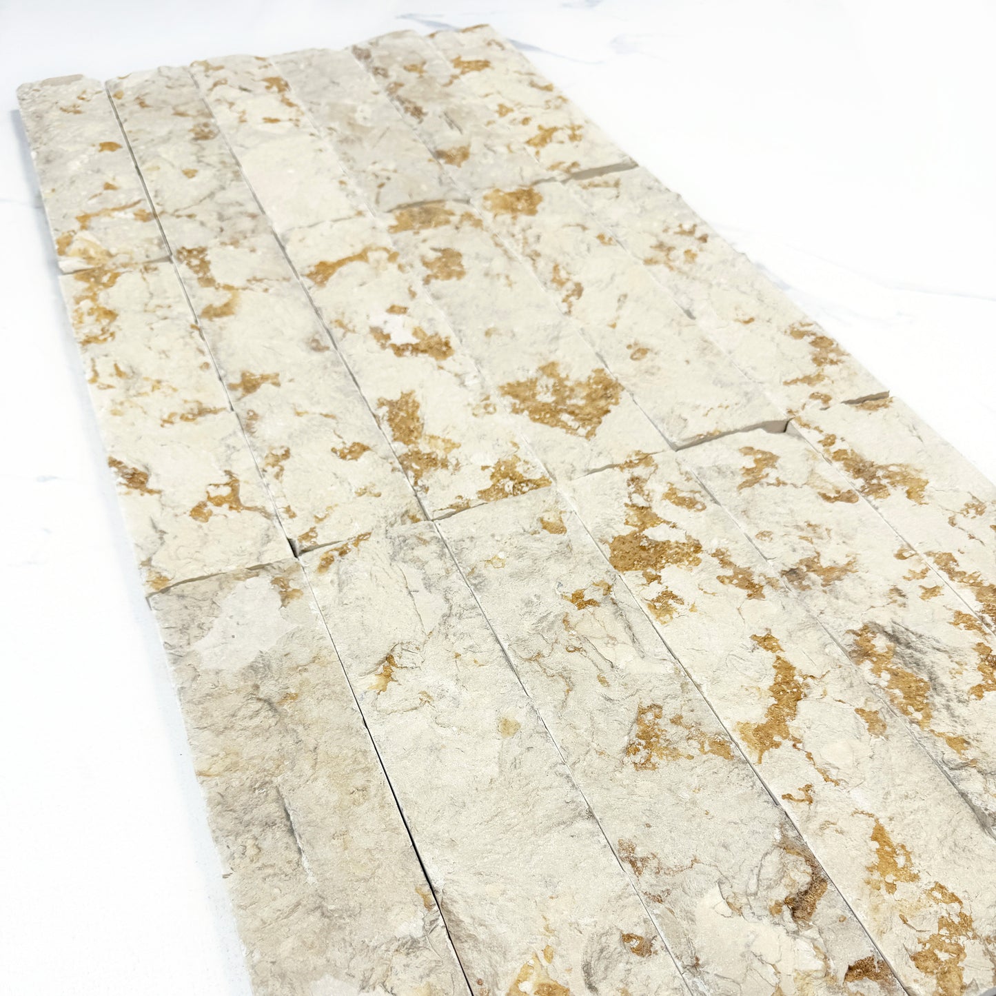 Palatial Sands Sunny Beige Split Marble Wall Cladding