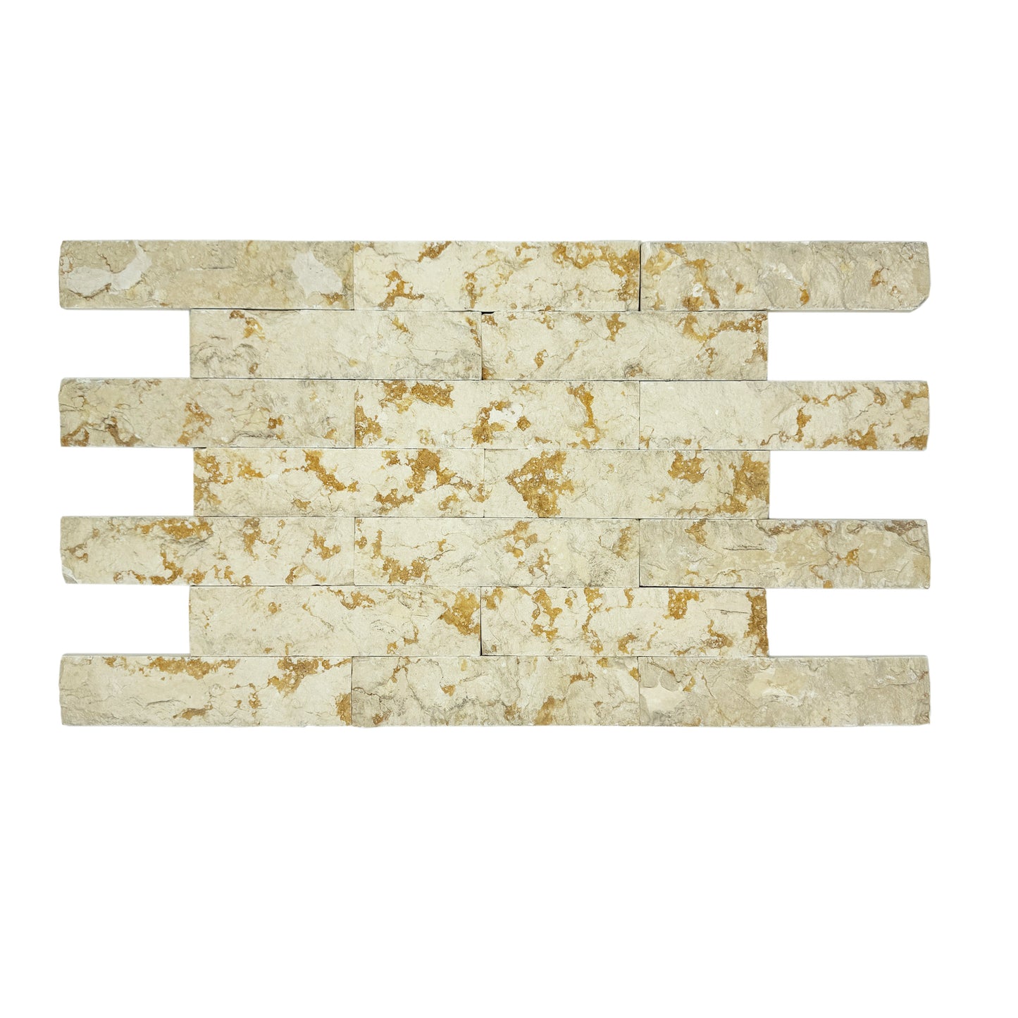 Palatial Sands Sunny Beige Split Marble Wall Cladding