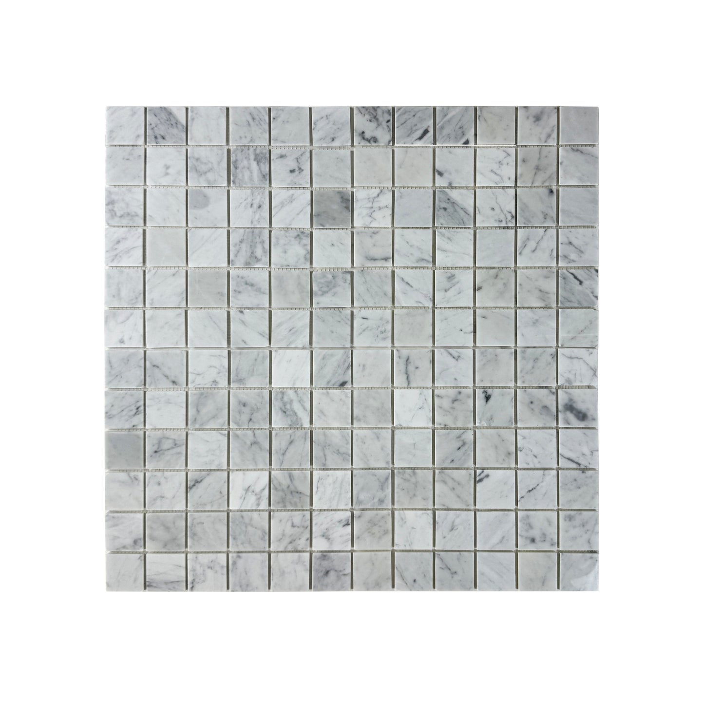 Timeless Marble Carrara White Polished  Marble Mosaic