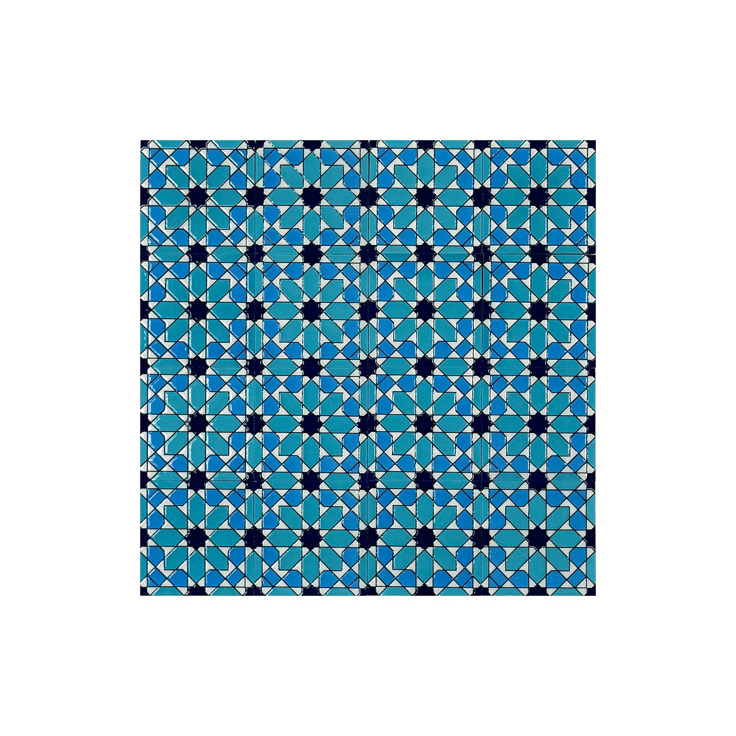 Desert Jewel Moroccan Style Glossy Ceramic Tile Pattern 16