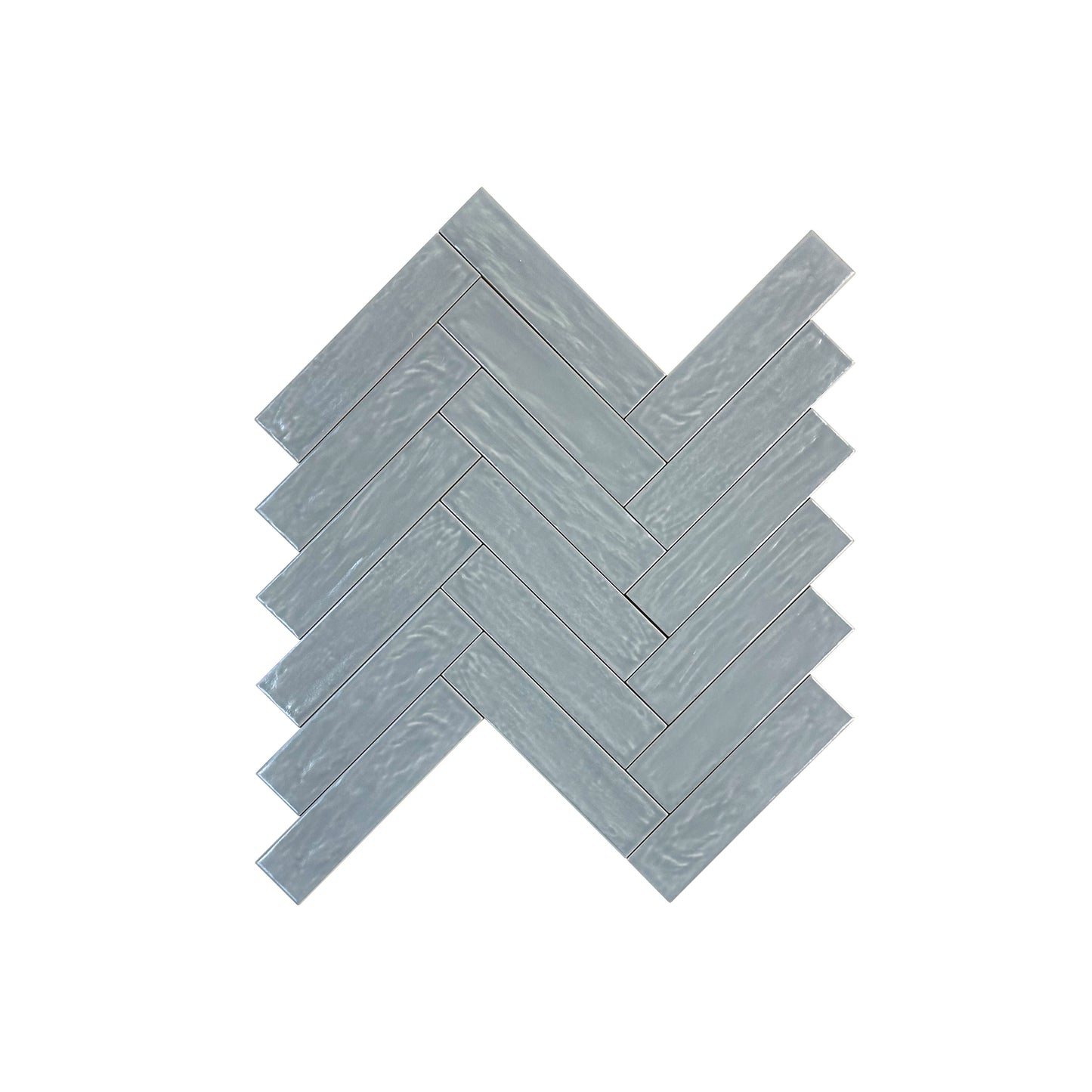 Pearl Luxe  Grey Semimatte Perlescent Ceramic Artisanal Tile