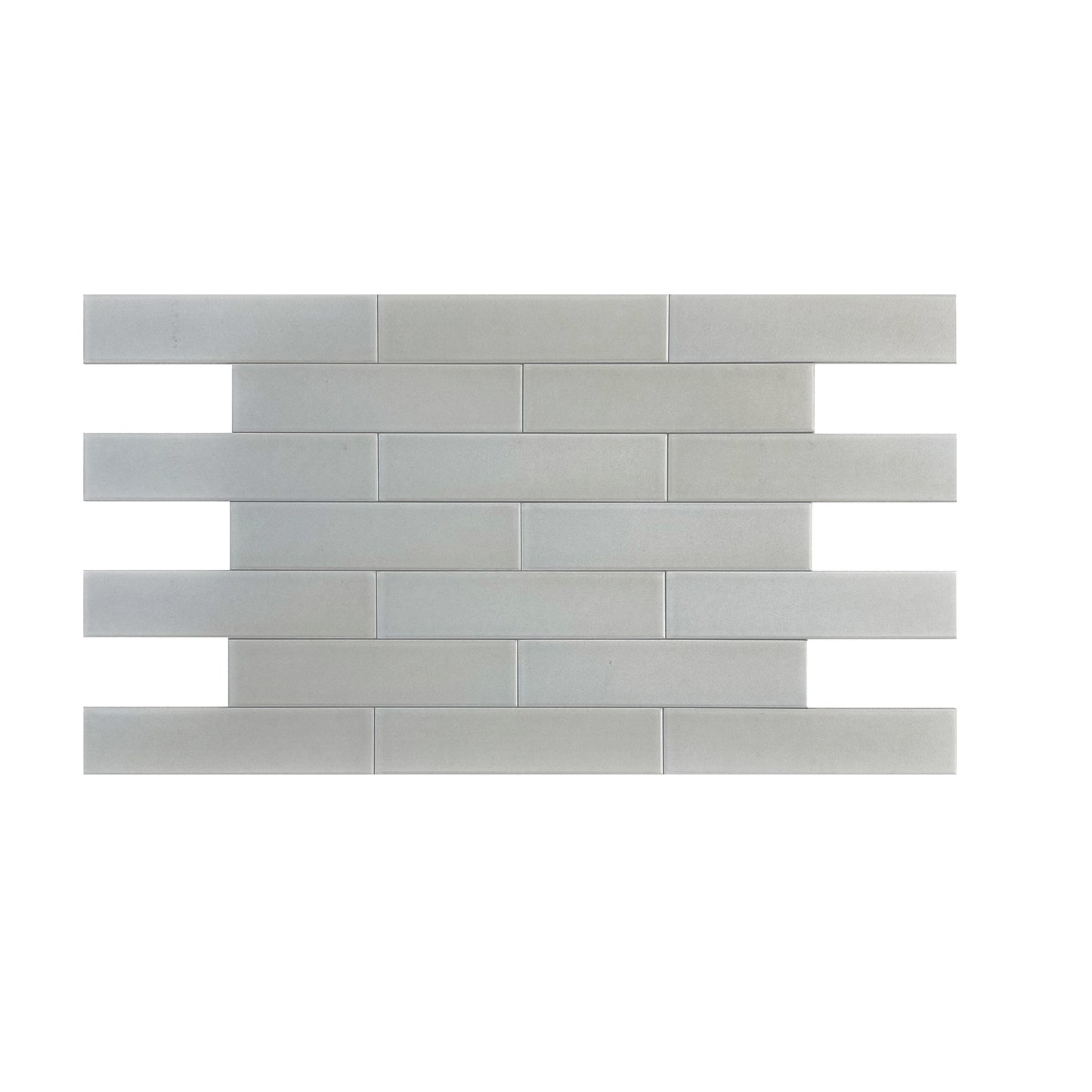 Earth Tones White smoke Matte Porcelain Artisanal Tile