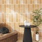 Terracotta & Clay Brown Mixed Porcelain Subway Tile- Artisanal Tile