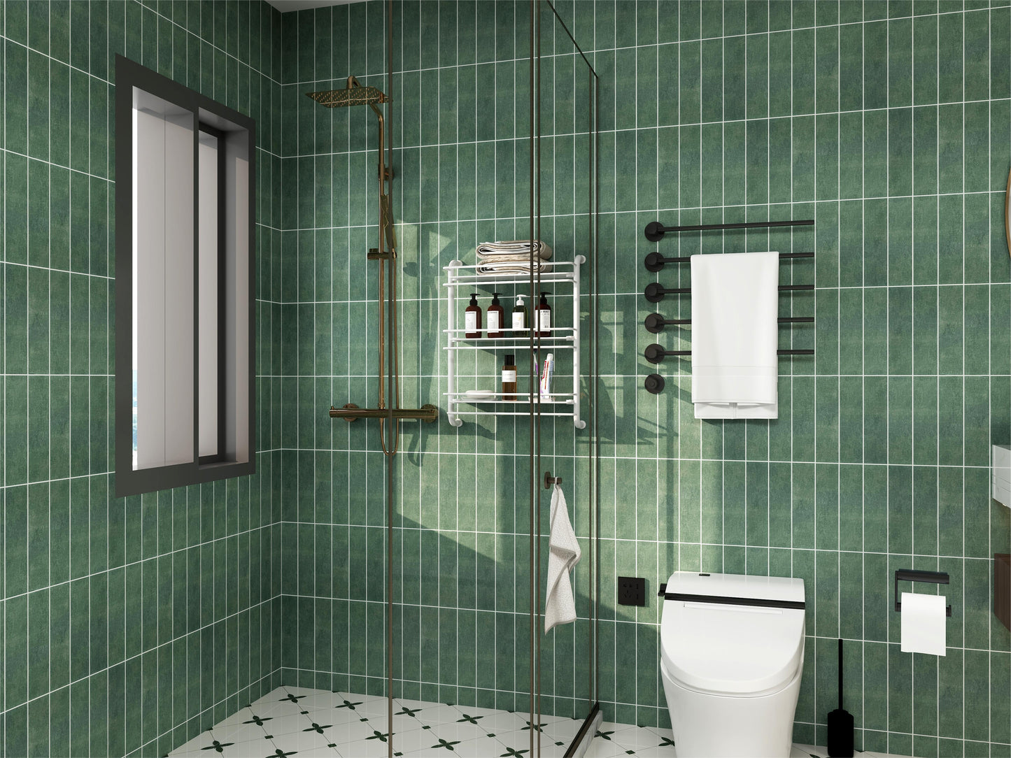 Sea Green Porcelain Subway Tile-Artisanal Tile