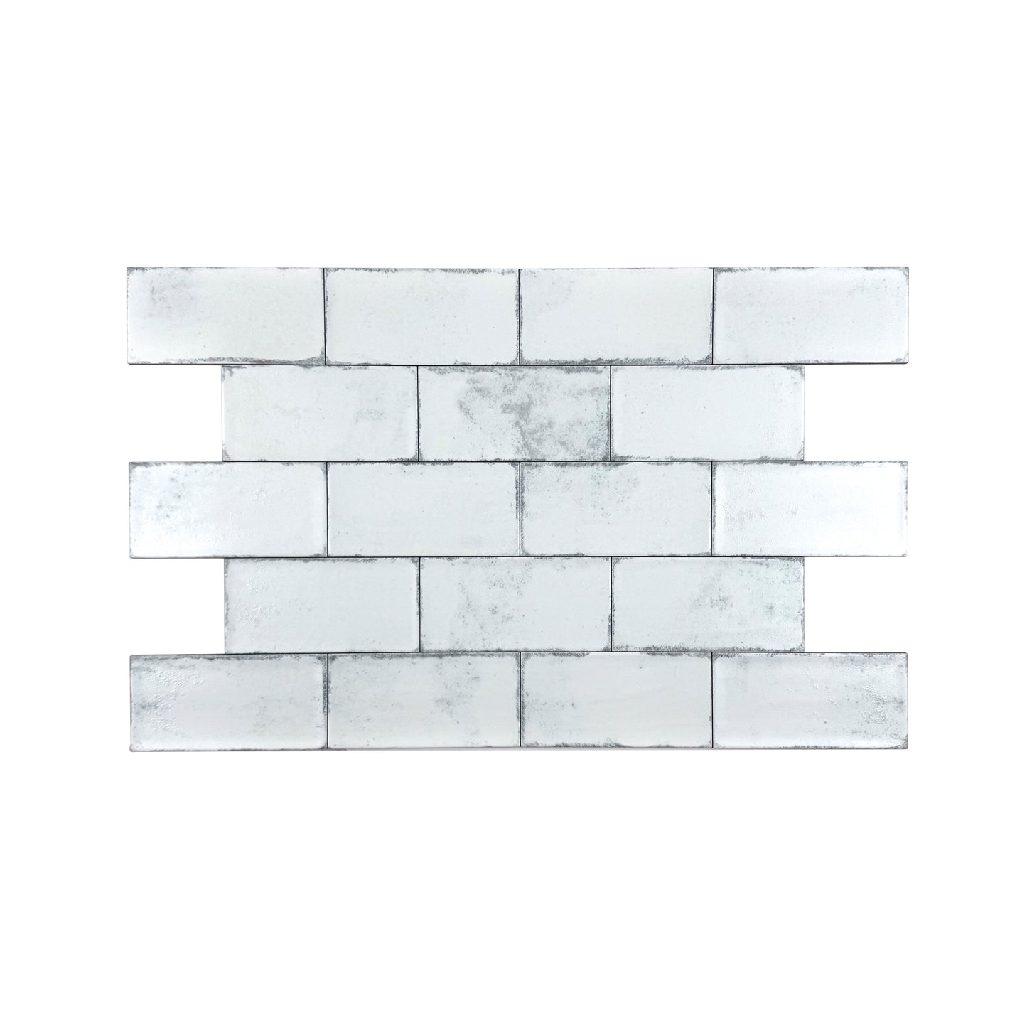 Snow White Ceramic Subway Tile-Artisanal Tile