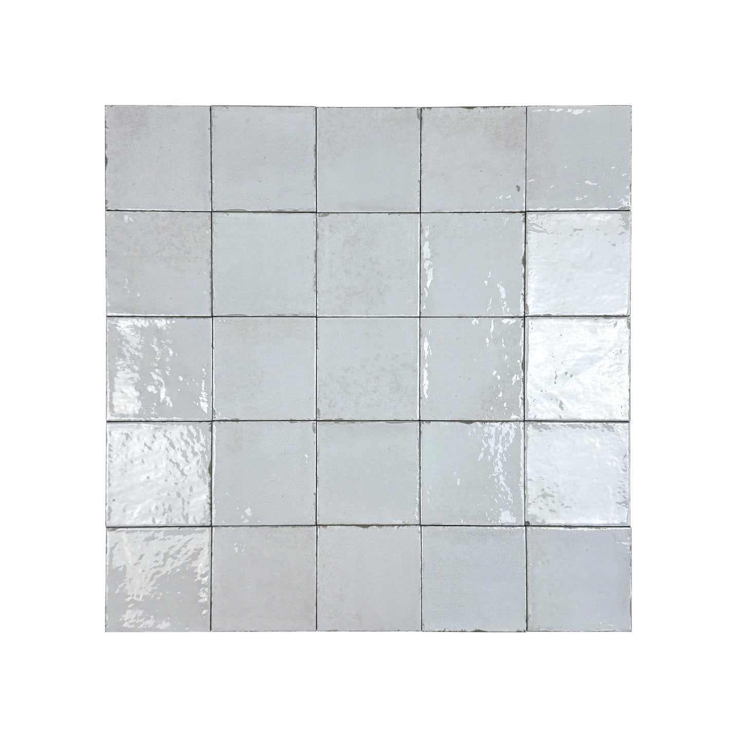 Spanish Radiant Harmony  Bright White Glossy Porcelain Artisanal Tile