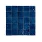 Spanish Radiant Harmony  Vivid Blue Glossy Porcelain Artisanal Tile