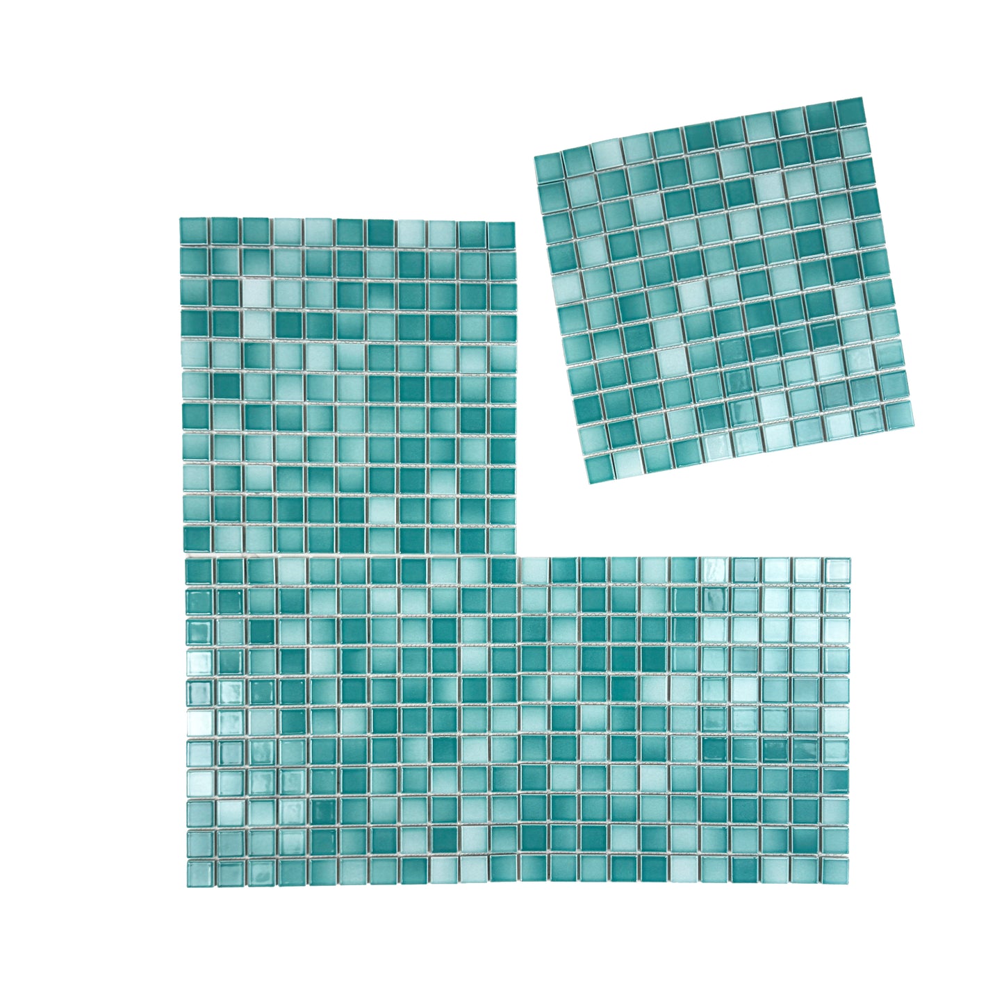 Green Crystalline Glazed Porcelain Mosaic -Swimming Pool Tile
