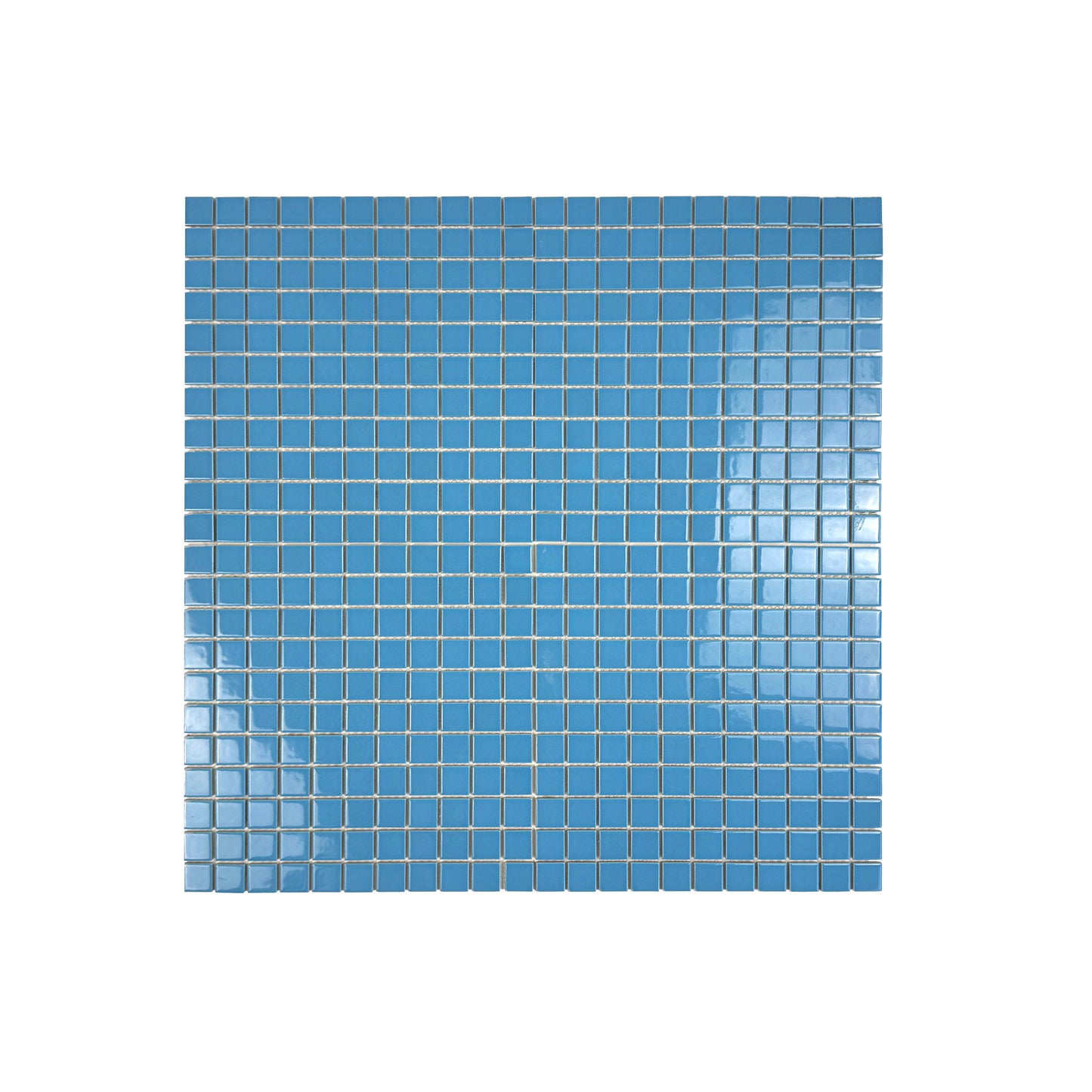 Azure Harmony Light Blue Ordinary Glazed Porcelain Mosaic