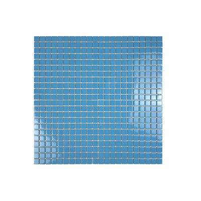 Azure Harmony Light Blue Ordinary Glazed Porcelain Mosaic