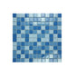 Azure Harmony Baby Blue & Sky Blue & Light Blue Mixed  Ordinary Glazed Porcelain Mosaic