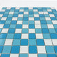 Azure Harmony White & Sky Blue & Light Blue Mixed  Ordinary Glazed Porcelain Mosaic