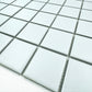 Azure Harmony White Matte  Ordinary Glazed Porcelain Mosaic