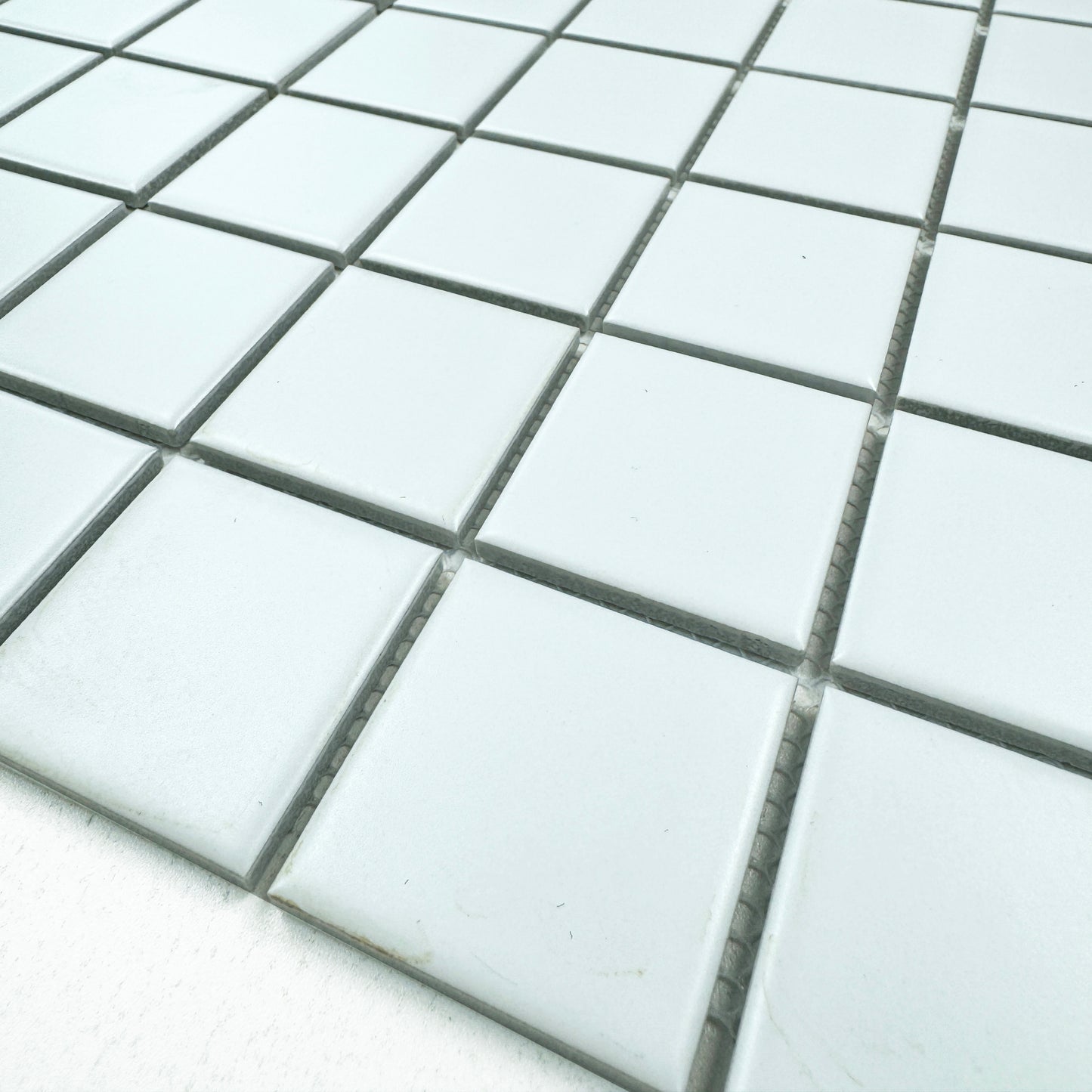 Azure Harmony White Matte  Ordinary Glazed Porcelain Mosaic