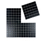 Azure Harmony Black Matte Plain Deisgn Ordinary Glazed Porcelain Mosaic