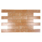 Terracotta & Clay Brown Mixed Porcelain Subway Tile- Artisanal Tile