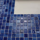 Noble Haven Mightnight Blue & Loyal Blue & Navy Blue & Neon Blue Mixed Cloud Hand-Drown Crystal Glass Mosaic