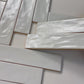 Pearl Luxe  White Semimatte Perlescent Ceramic Artisanal Tile