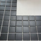 Azure Harmony Black Matte Plain Deisgn Ordinary Glazed Porcelain Mosaic