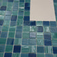 Noble Haven Tiffany Blue & French Blue & Light Blue Mixed Cloud Hand-Drown Crystal Glass Mosaic