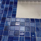 Noble Haven Mightnight Blue & Loyal Blue & Navy Blue & Neon Blue Mixed Cloud Hand-Drown Crystal Glass Mosaic