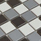 Azure Harmony Pewter Gray & Ash Gray& Warm White Ordinary Glazed Porcelain Mosaic