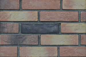 Beige mix Red Artificial Bricks