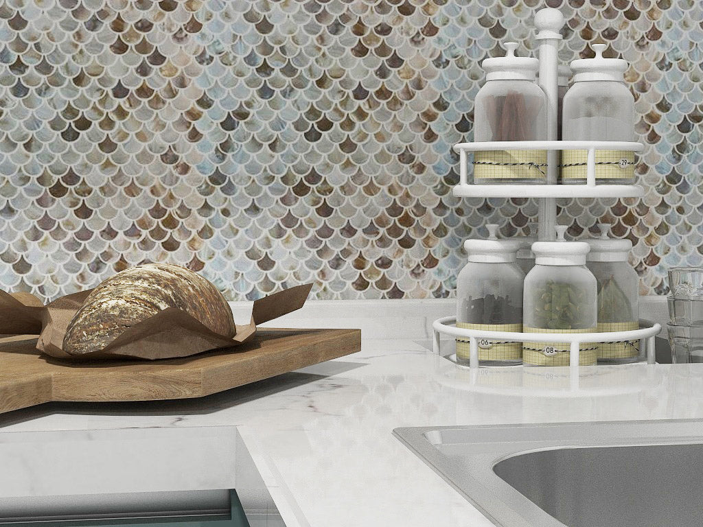 mother of pearl Tile Home