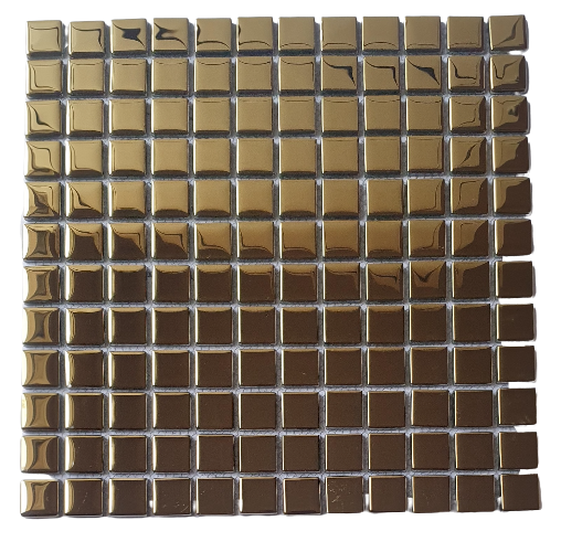 Pure Gold Plating Mosaic 23X23mm