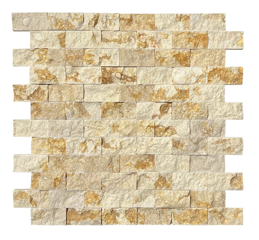 Sunny Beige Split 25x50 Mosaic